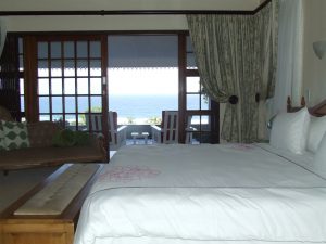 Luxury sea view from the honeymoon room